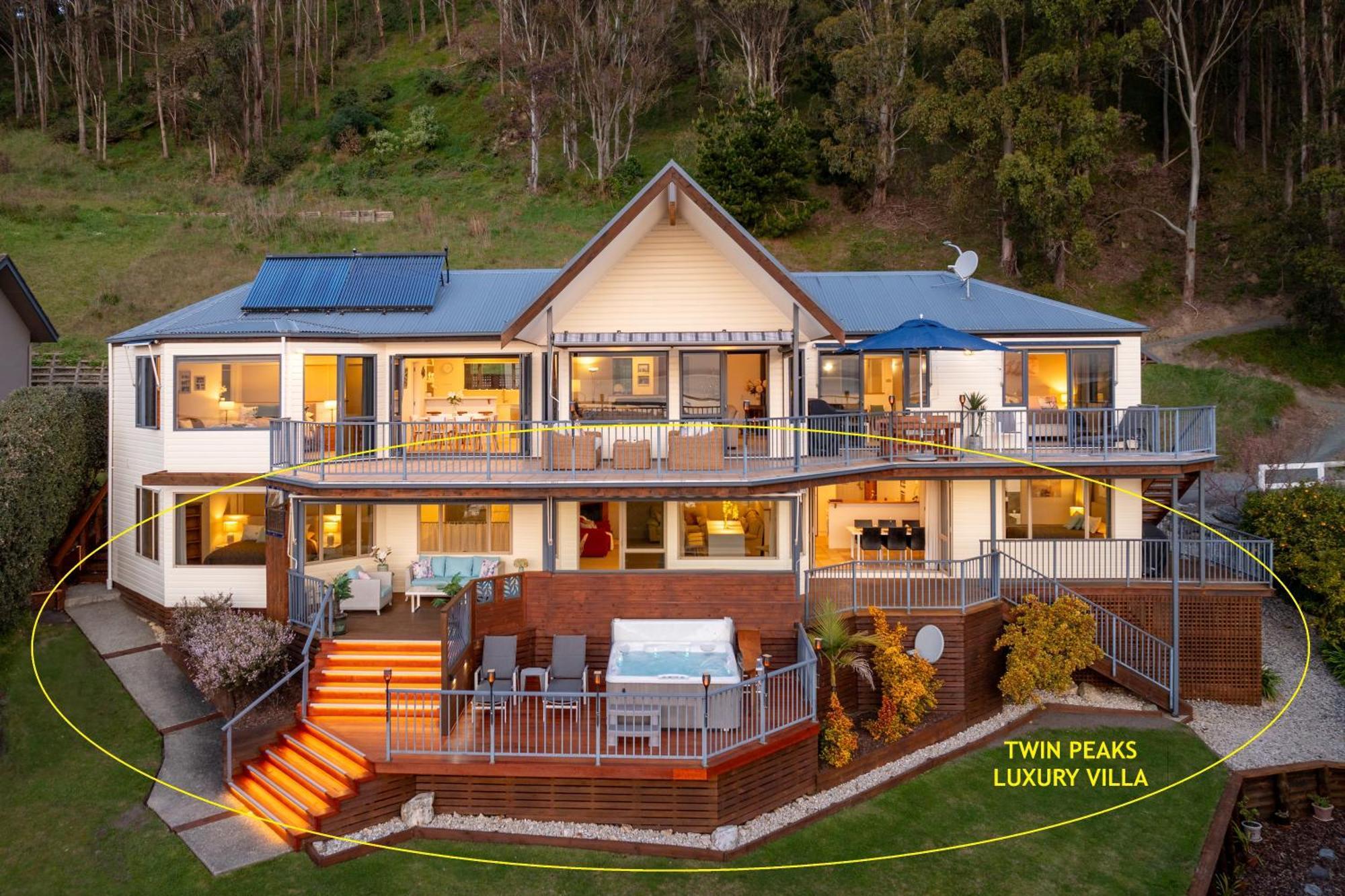 Twin Peaks Luxury Sea View Villa Nelson Dış mekan fotoğraf
